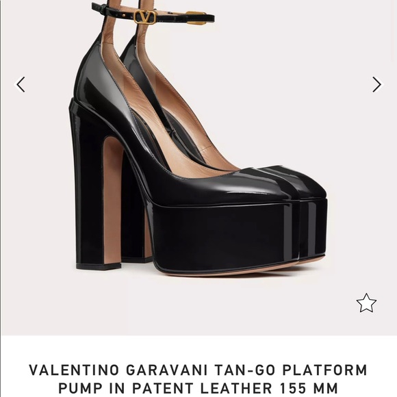 Valentino Garavani | Shoes | Valentino Garavani Tango Platform Pump In Patent Leather 55 Mm 